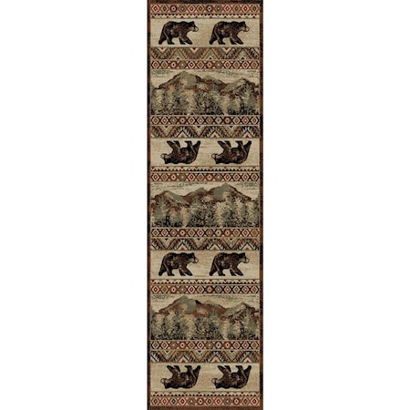 Mayberry Rug 2 ft. 3 in. x 7 ft. 7 in. Sunset Gap Rectangle Area Rug, Multi Color AD6468 2X8